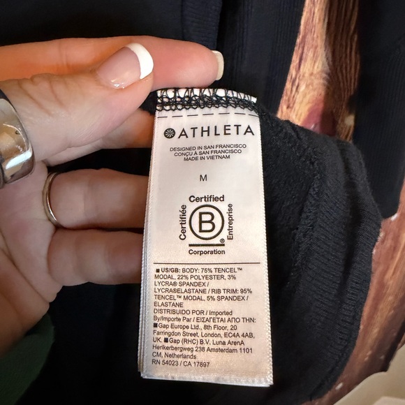 Athleta Black Long Sleeve Dress - Picture 7 of 8